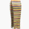Rainbow Crochet Split Tassel Cover-Up Skirt>MICAS Outlet