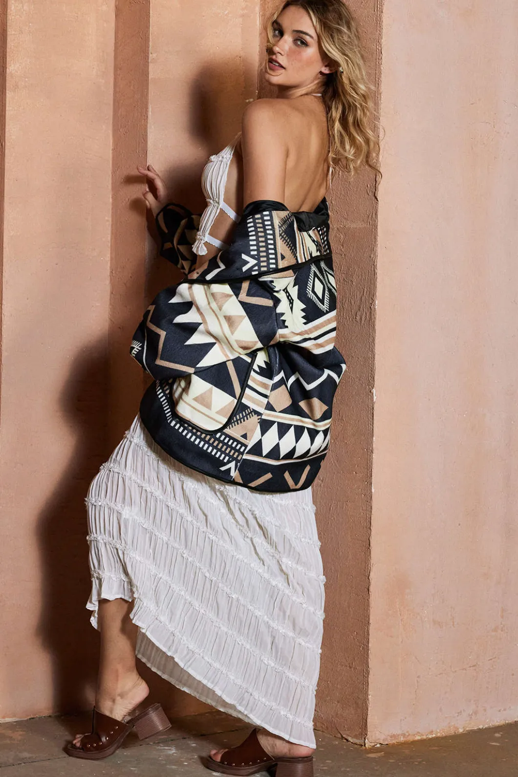 Retro Print Jacket>MICAS Online