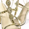 Rhinestone Pointed Toe High Heels>MICAS Fashion