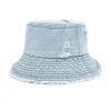Ripped Frayed Denim Bucket Hat>MICAS Discount
