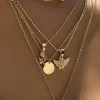 Rose & Angel Layered Necklace>MICAS Online