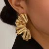 Ruched Metal Earrings>MICAS New