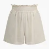 Ruffled Waistband Shorts>MICAS Clearance