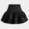 Satin Ruched Puff Skirt>MICAS Online