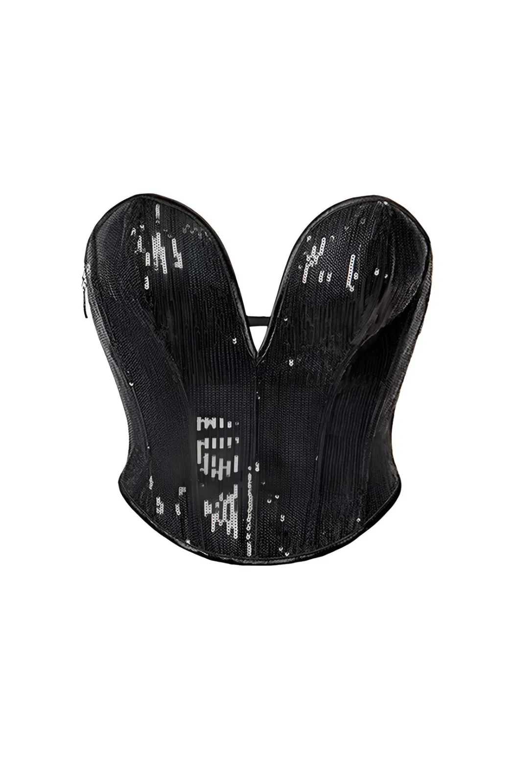 Sequin Bustier Corset Top>MICAS New