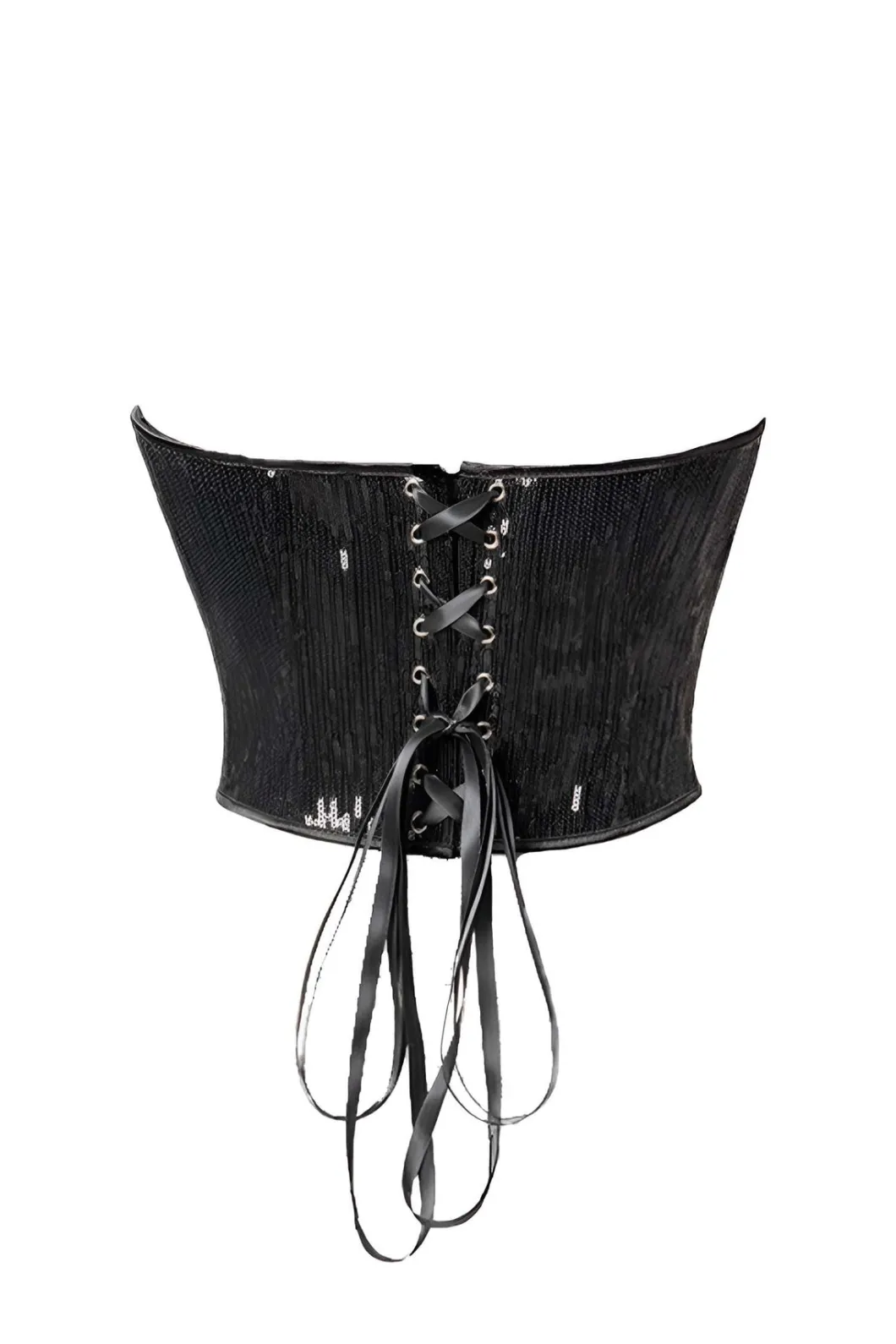 Sequin Bustier Corset Top>MICAS New