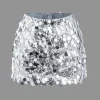 Sequin Mesh Mini Skirt>MICAS Hot