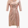 Sequin Pleated Mini Dress>MICAS Hot