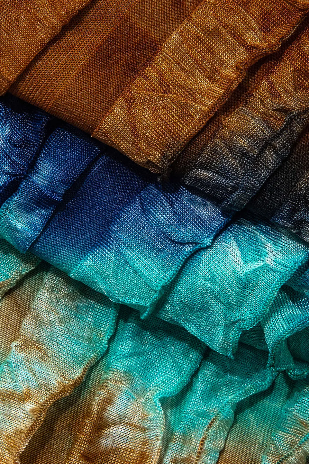 Sheer Ruffle Texture Halter Backless Maxi Dress>MICAS Discount