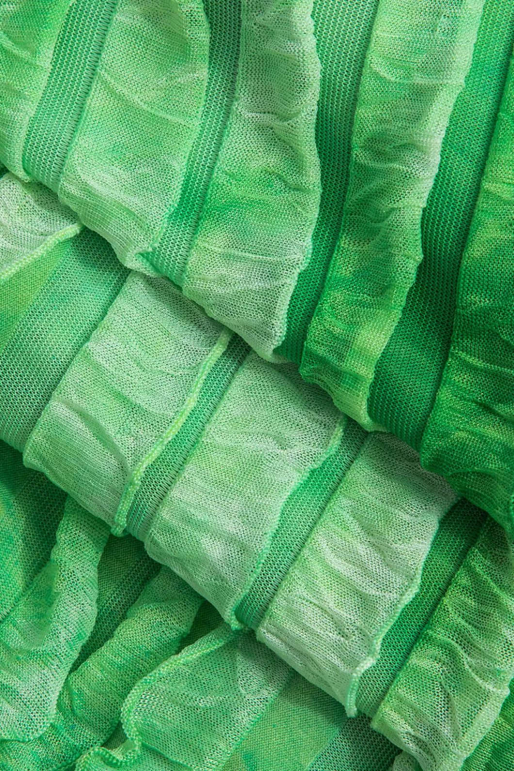 Sheer Ruffle Texture Halter Backless Maxi Dress>MICAS Discount