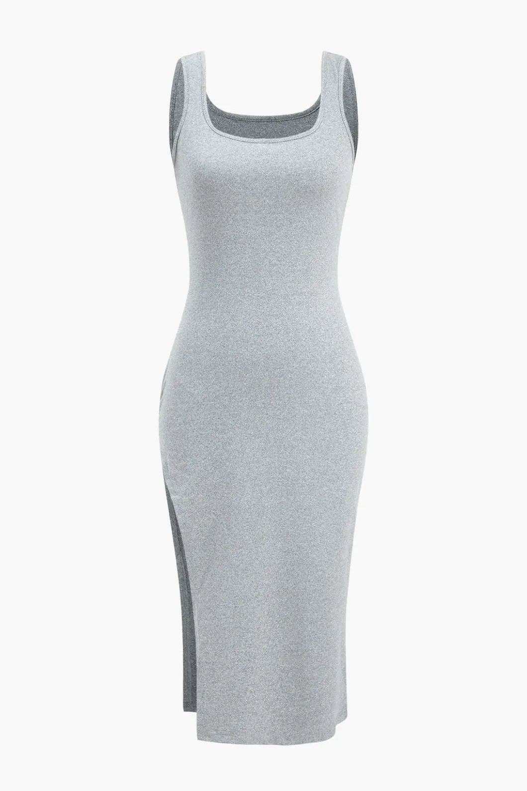 Side Slit Long Sleeve Midi Dress Set>MICAS Outlet