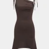 Sleeveless Backless Tie Up Mini Dress>MICAS Hot