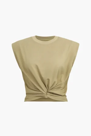 Sleeveless T-shirt>MICAS Fashion