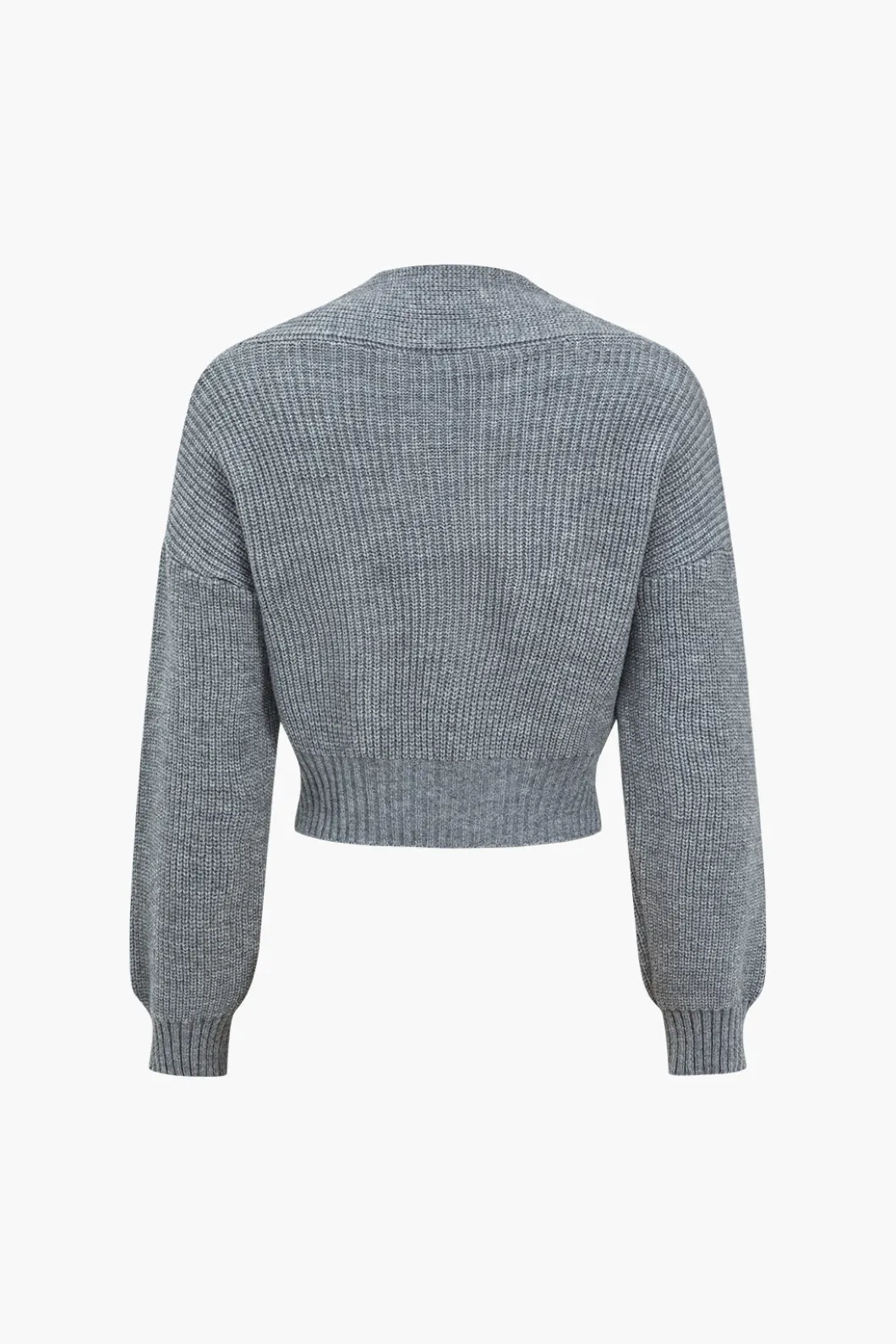 Solid Knit Button V-neck Top And Mini Skirt Set>MICAS Sale