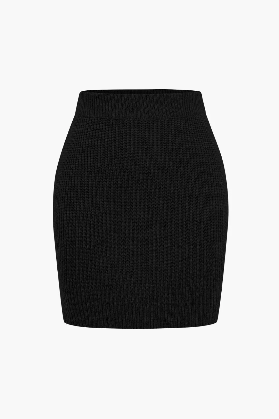 Solid Knit Button V-neck Top And Mini Skirt Set>MICAS Sale
