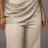 Solid Asymmetrical Trousers>MICAS Fashion