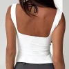 Solid Backless Tank Top>MICAS Hot