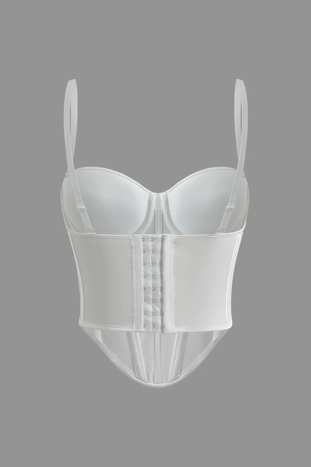 Solid Bustier Corset Top>MICAS Sale