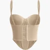 Solid Bustier Corset Top>MICAS Sale