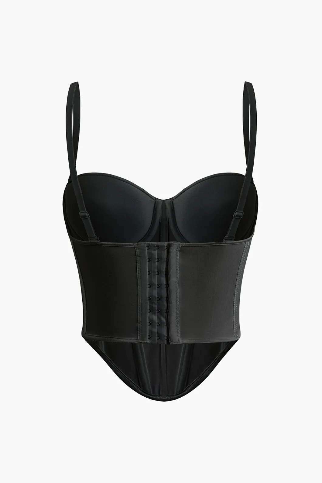 Solid Bustier Corset Top>MICAS Sale