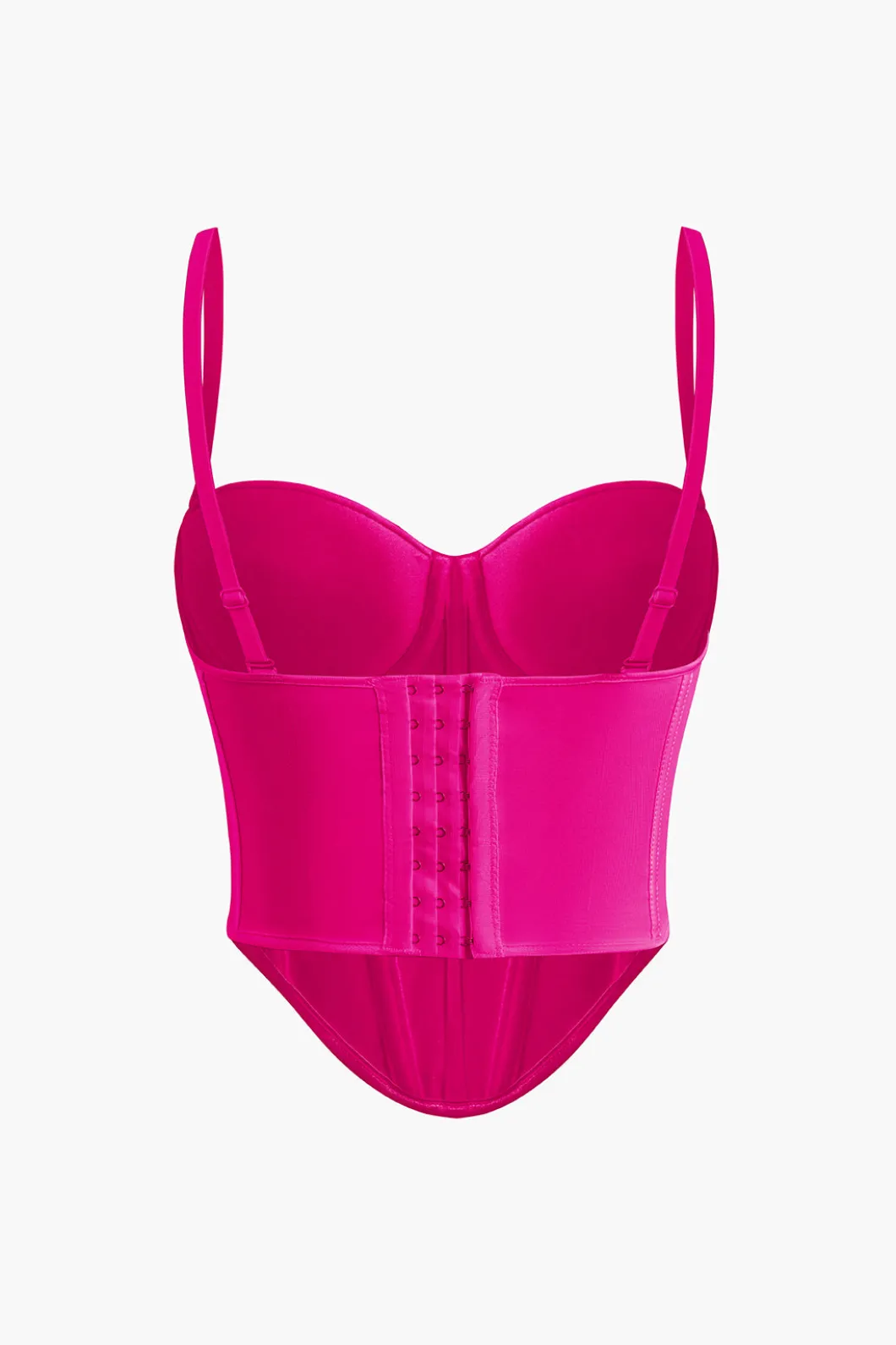 Solid Bustier Corset Top>MICAS Sale