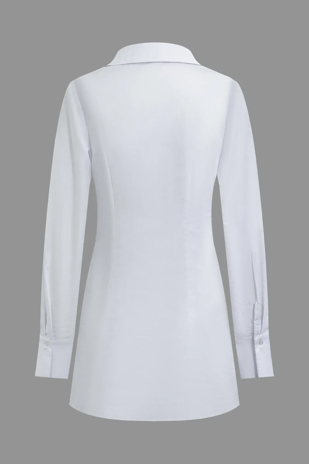 Solid Corset Long Sleeve Mini Dress>MICAS Hot