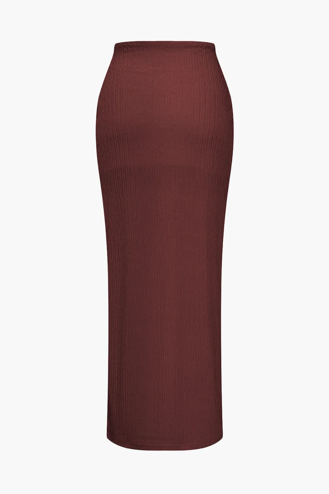 Solid Crop Tank Top And Slit Twist Knot Skirt Set>MICAS Hot