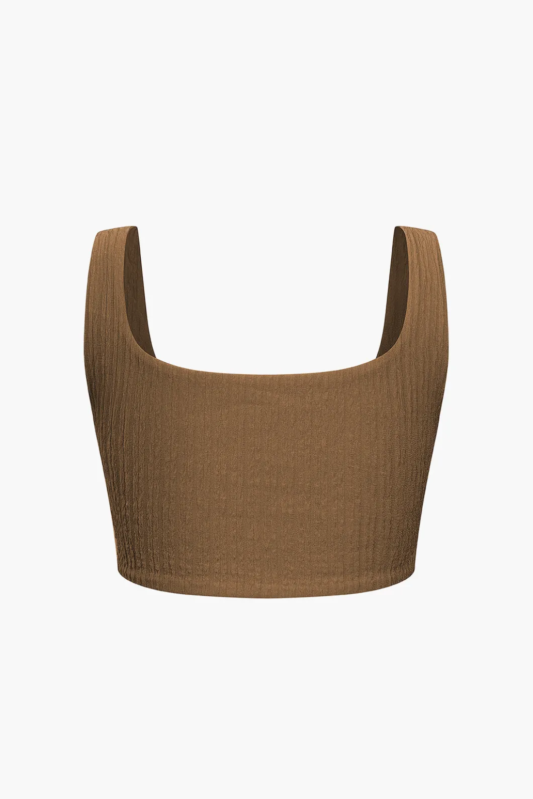 Solid Crop Tank Top And Slit Twist Knot Skirt Set>MICAS Hot