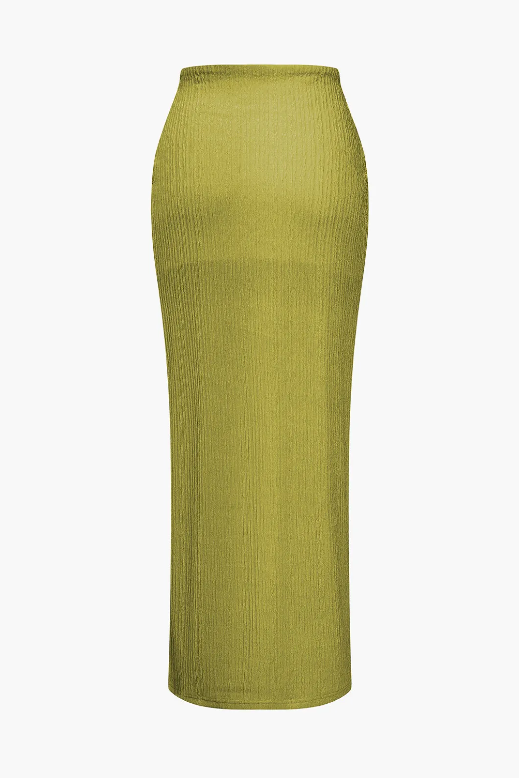 Solid Crop Tank Top And Slit Twist Knot Skirt Set>MICAS Hot