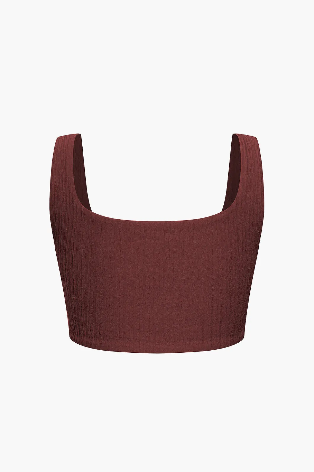 Solid Crop Tank Top And Slit Twist Knot Skirt Set>MICAS Hot