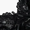 Solid Cut Out Lace Lingerie Garter Set>MICAS Outlet