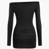 Solid Cut Out Mini Dress>MICAS Discount