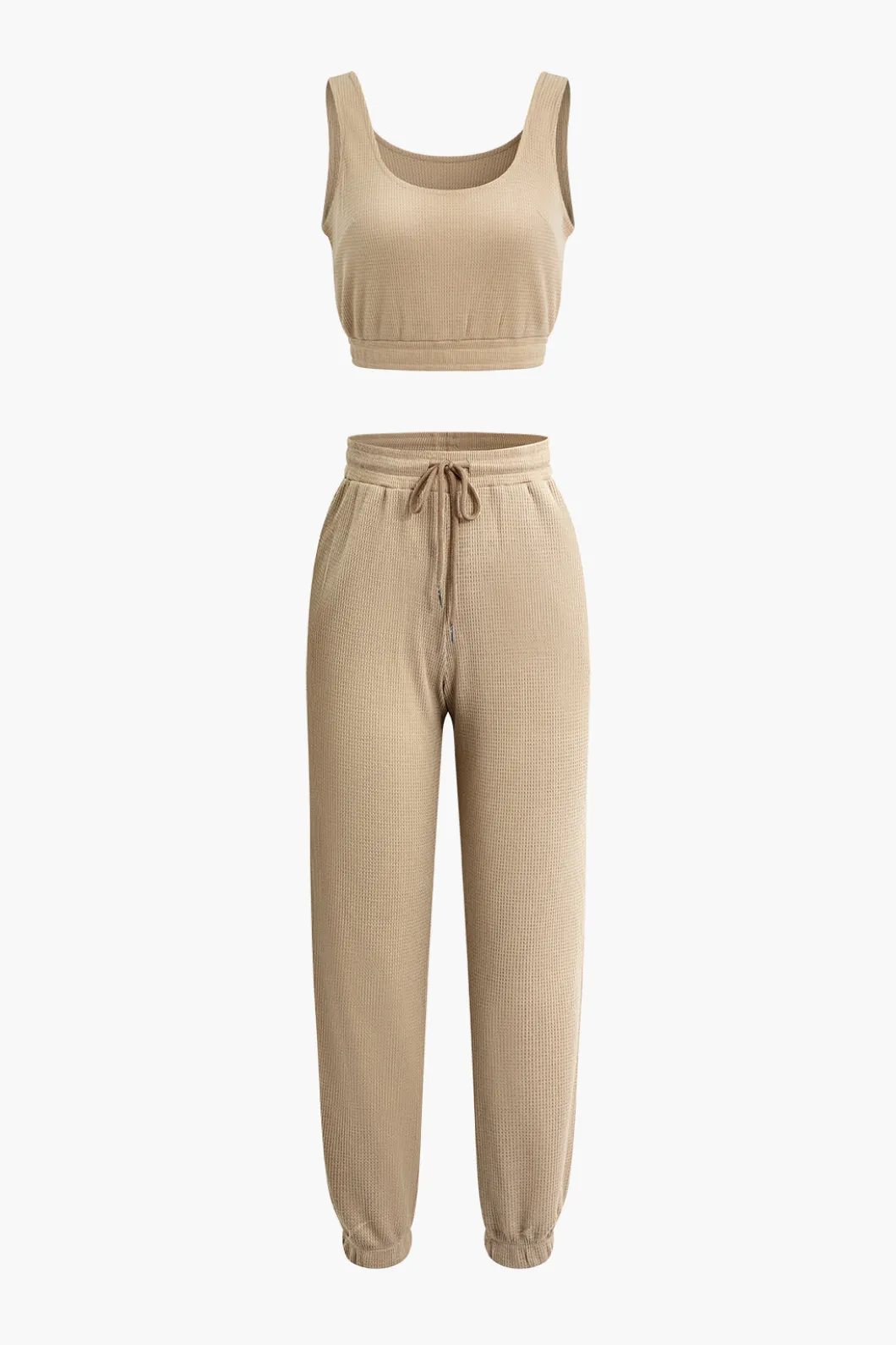 Solid Drawstring Trousers Sets>MICAS Sale