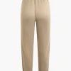 Solid Drawstring Trousers Sets>MICAS Sale