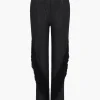 Solid Fringe Backless Asymmetrical Trouser Set>MICAS Clearance