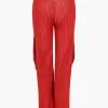 Solid Fringe Backless Asymmetrical Trouser Set>MICAS Clearance