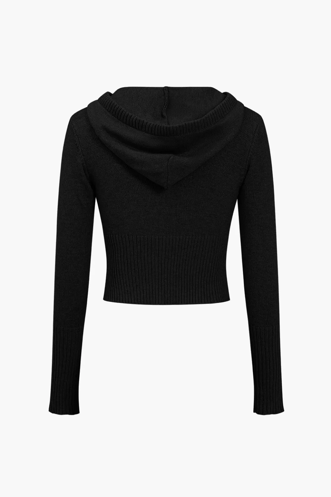 Solid Knit Hooded Top And Asymmetrical Pants Set>MICAS Sale