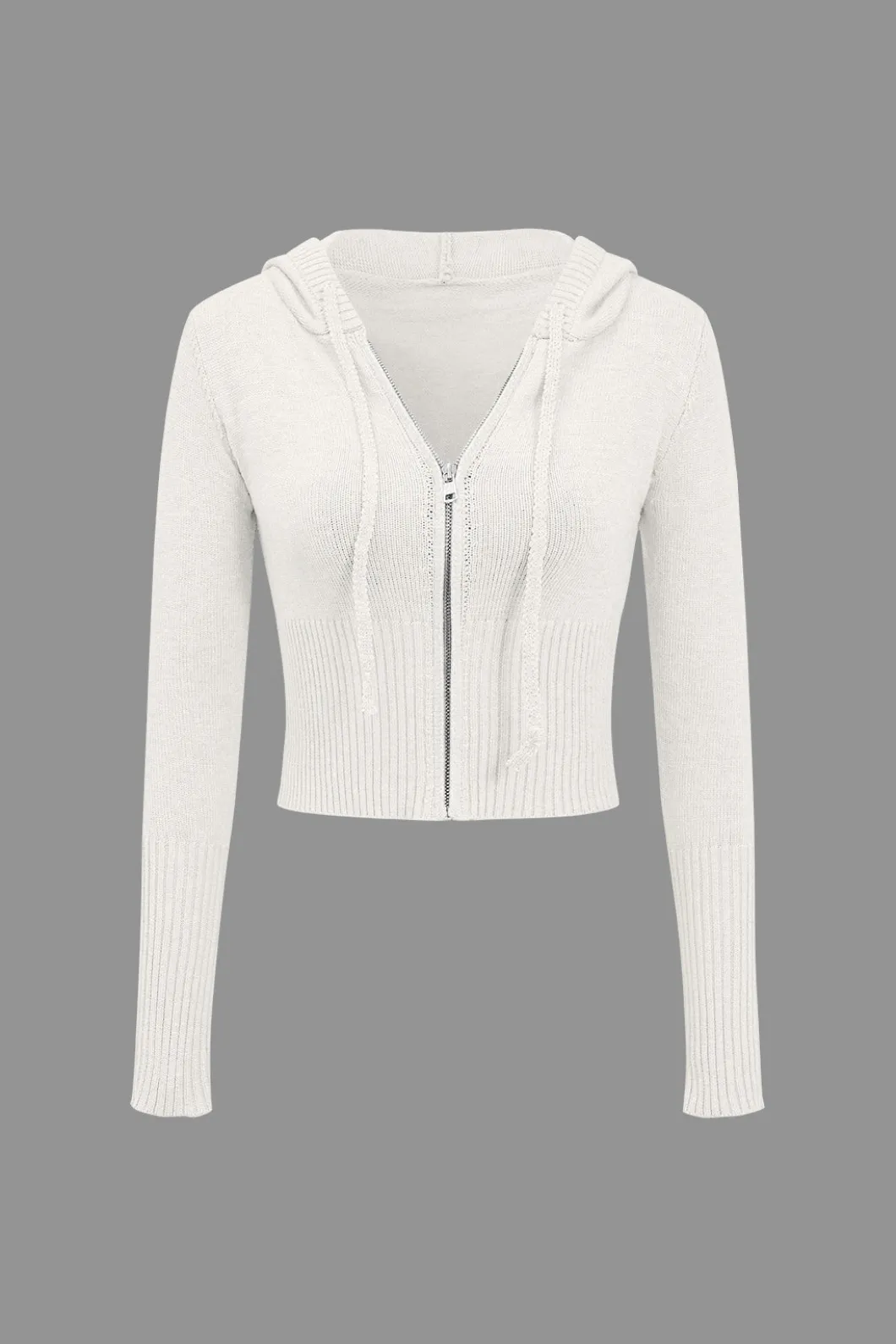 Solid Knit Hooded Top And Asymmetrical Pants Set>MICAS Sale