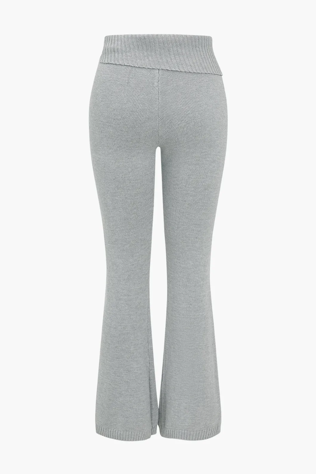 Solid Knit Hooded Top And Asymmetrical Pants Set>MICAS Sale