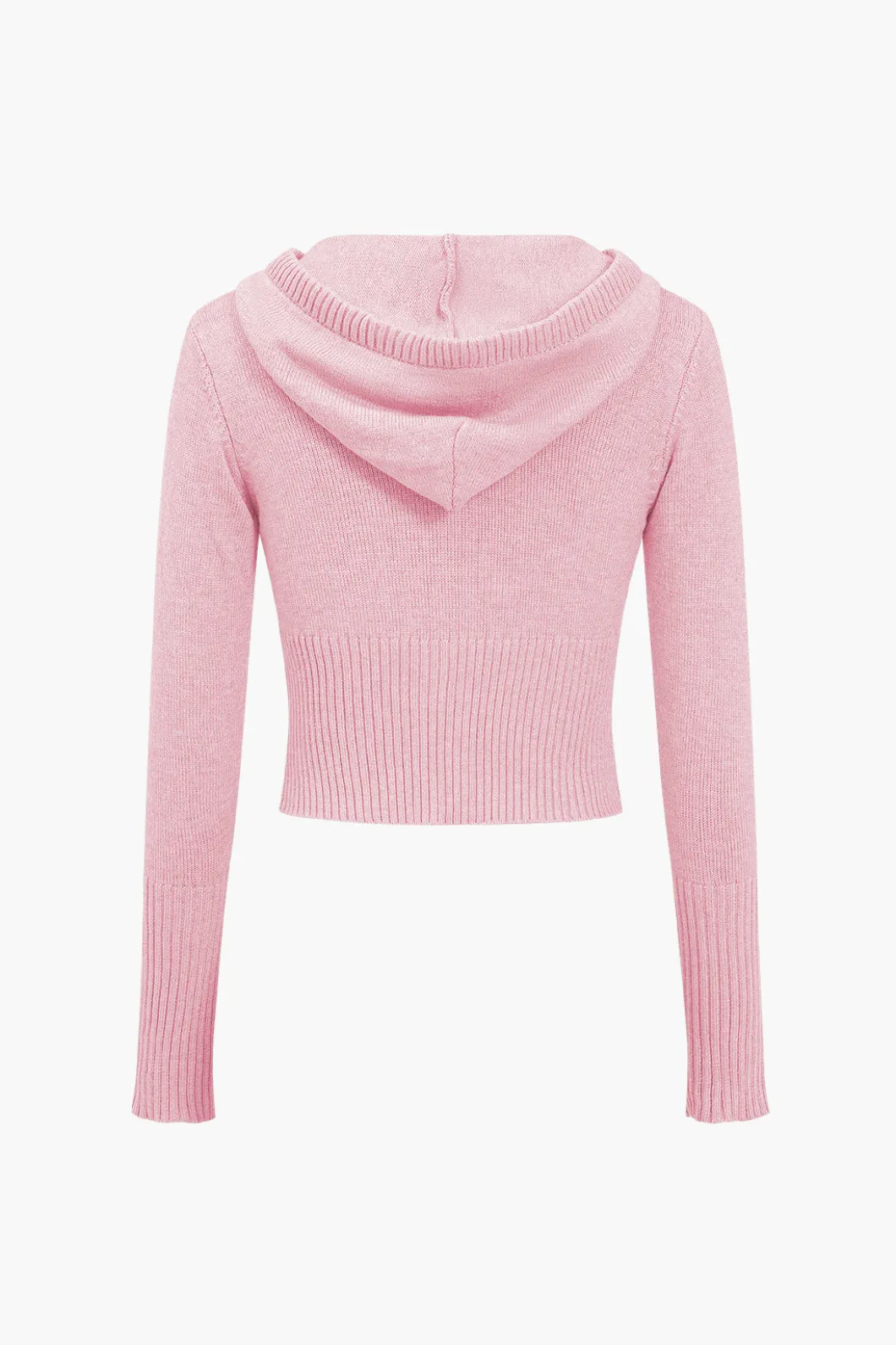 Solid Knit Hooded Top And Asymmetrical Pants Set>MICAS Sale