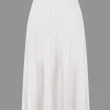 Solid Knit Pleated High Waist Skirt>MICAS Outlet