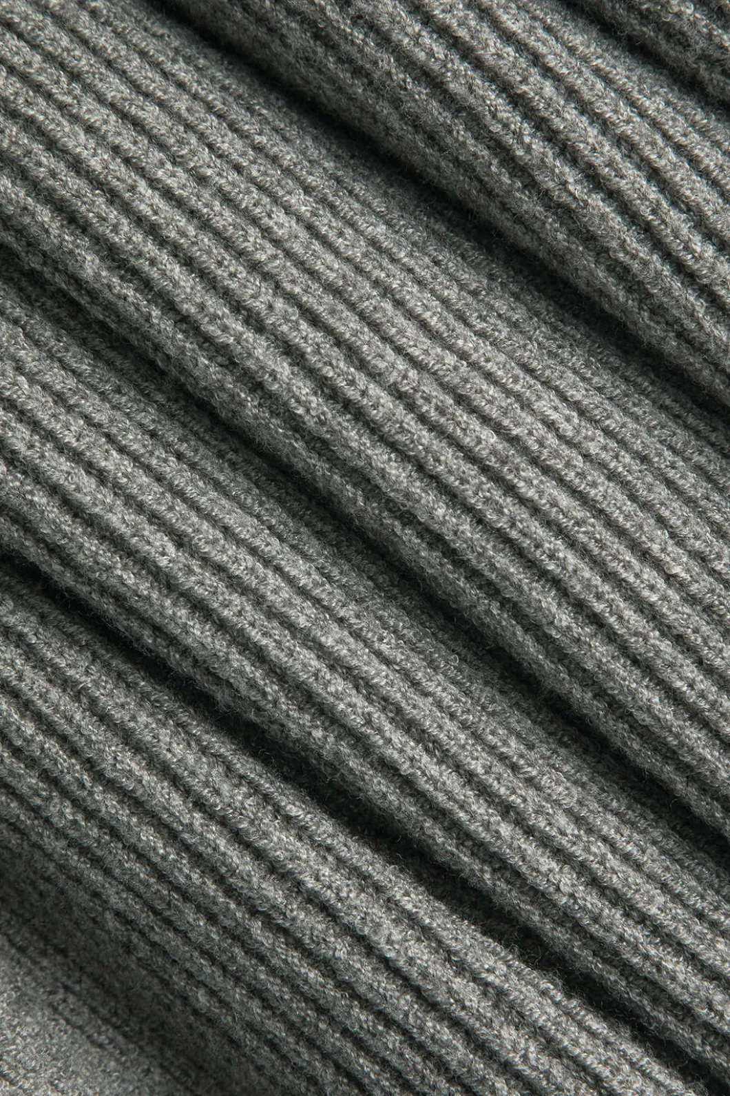 Solid Knit Ruffle Slip Dress>MICAS Online