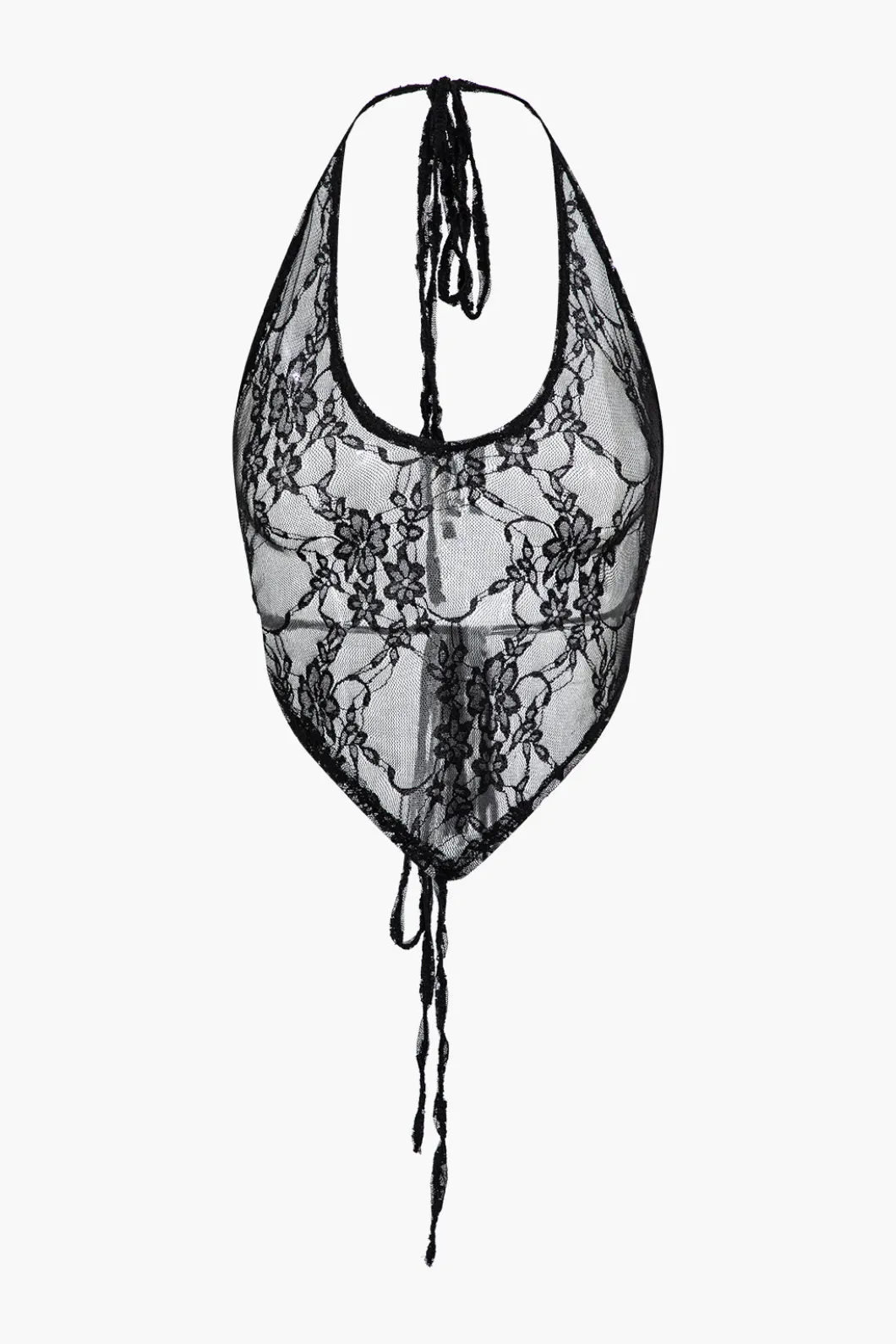 Solid Lace Tie-Up Skirt Set>MICAS Online