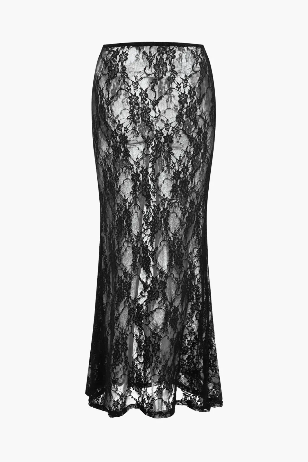 Solid Lace Tie-Up Skirt Set>MICAS Online