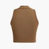 Solid Mock Neck Tank Top>MICAS Outlet