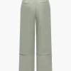 Solid Pocket And Zipper Detail Trouser Set>MICAS Fashion
