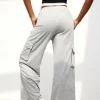 Solid Pocket High-Waisted Trousers>MICAS Discount