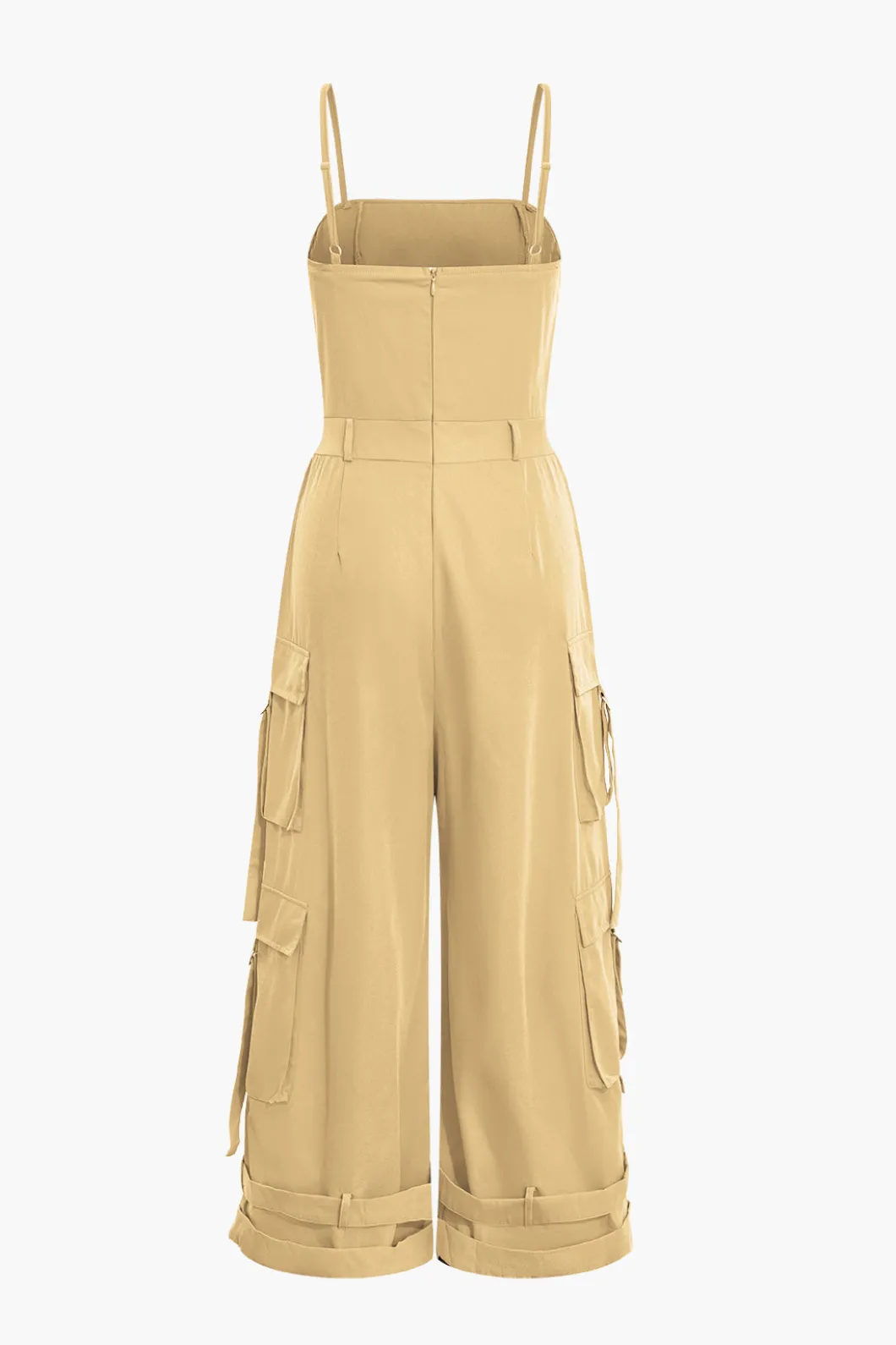 Solid Pocket Slip Jumpsuit>MICAS Best