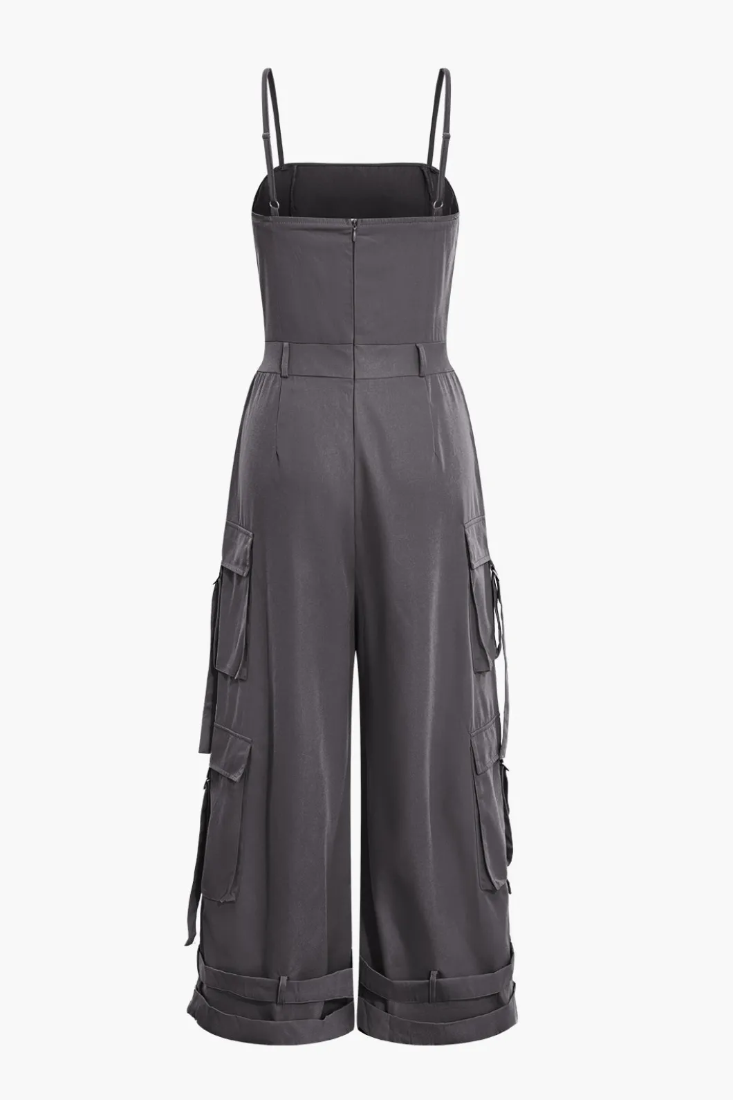 Solid Pocket Slip Jumpsuit>MICAS Best