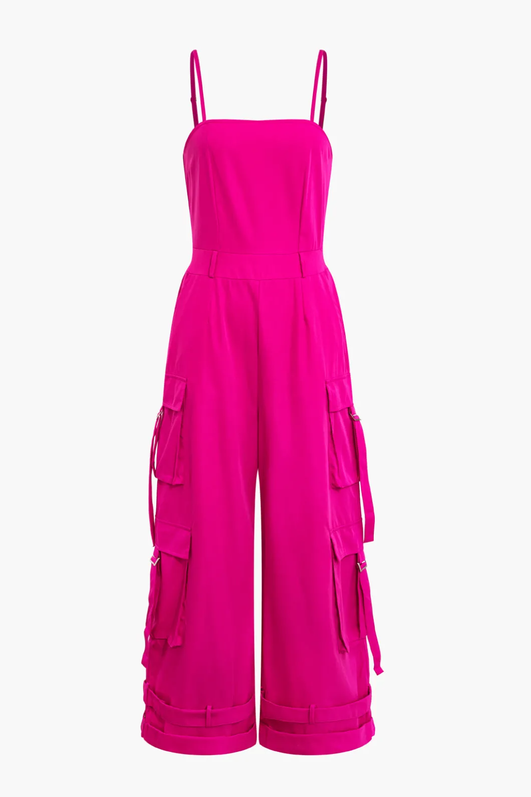 Solid Pocket Slip Jumpsuit>MICAS Best